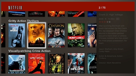 Netflix's Webkit-based UI for TV devices | DeviceGuru